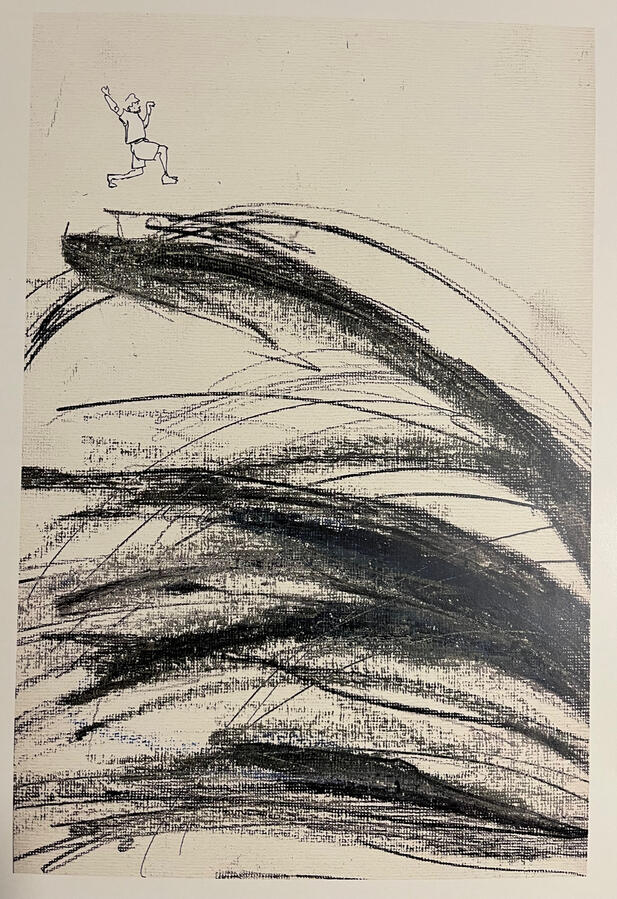 The Wish II - Oil pastel / Graphite Pencil - 40 x 30